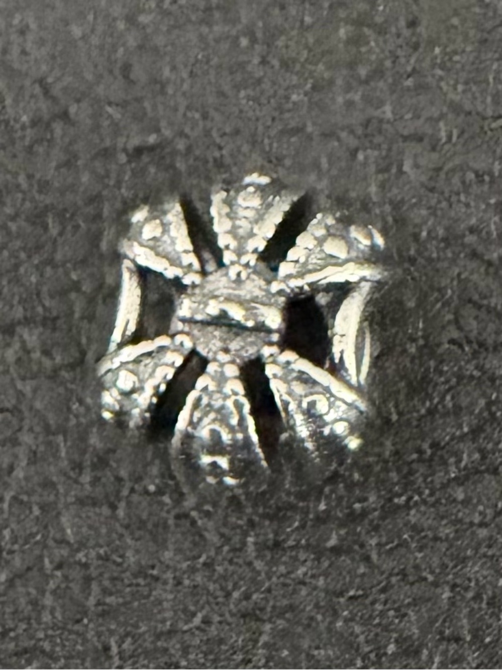 Pandora Silver Crown Bead